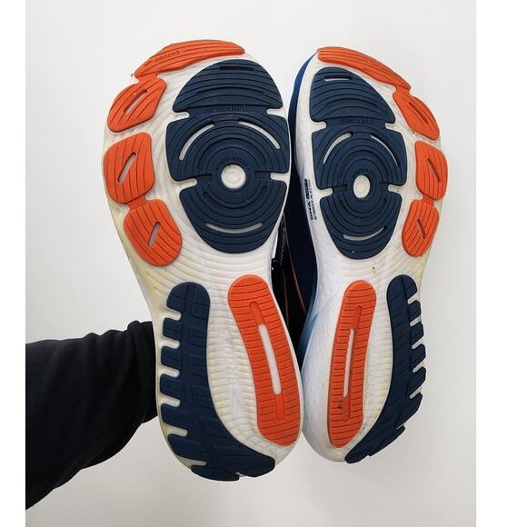 Men's Brooks Glycerin 21 Running Athletic Sneakers Blue Orange Size US 14 - Picture 6 of 11